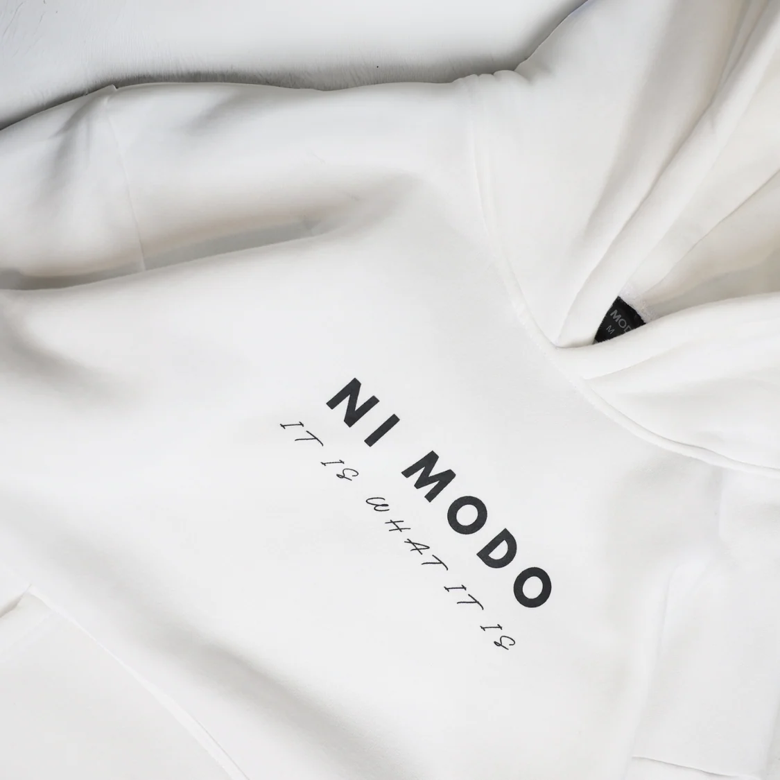 It Is What It Is - White Hoodie - Image 5