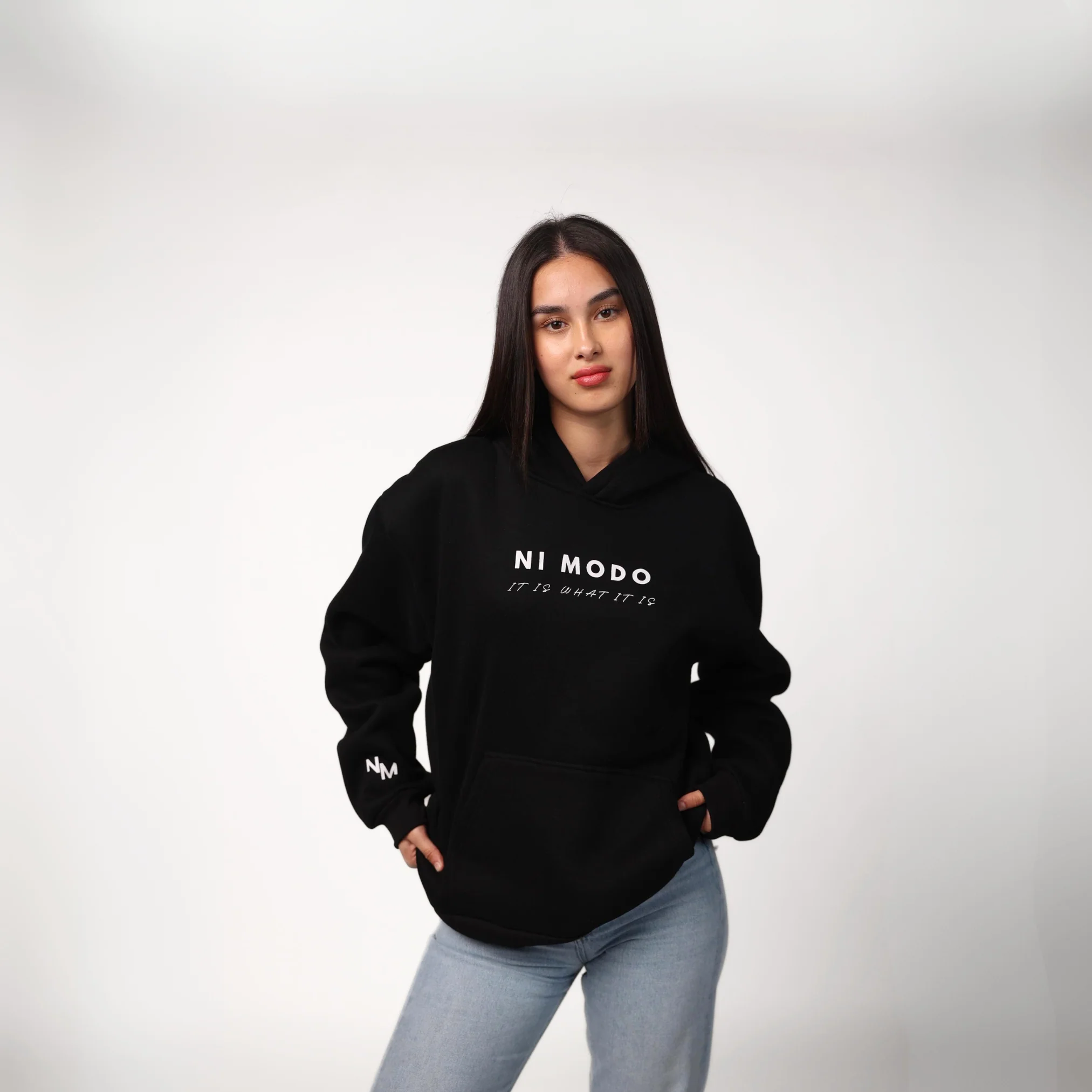 It Is What It Is - Black Hoodie - Image 3