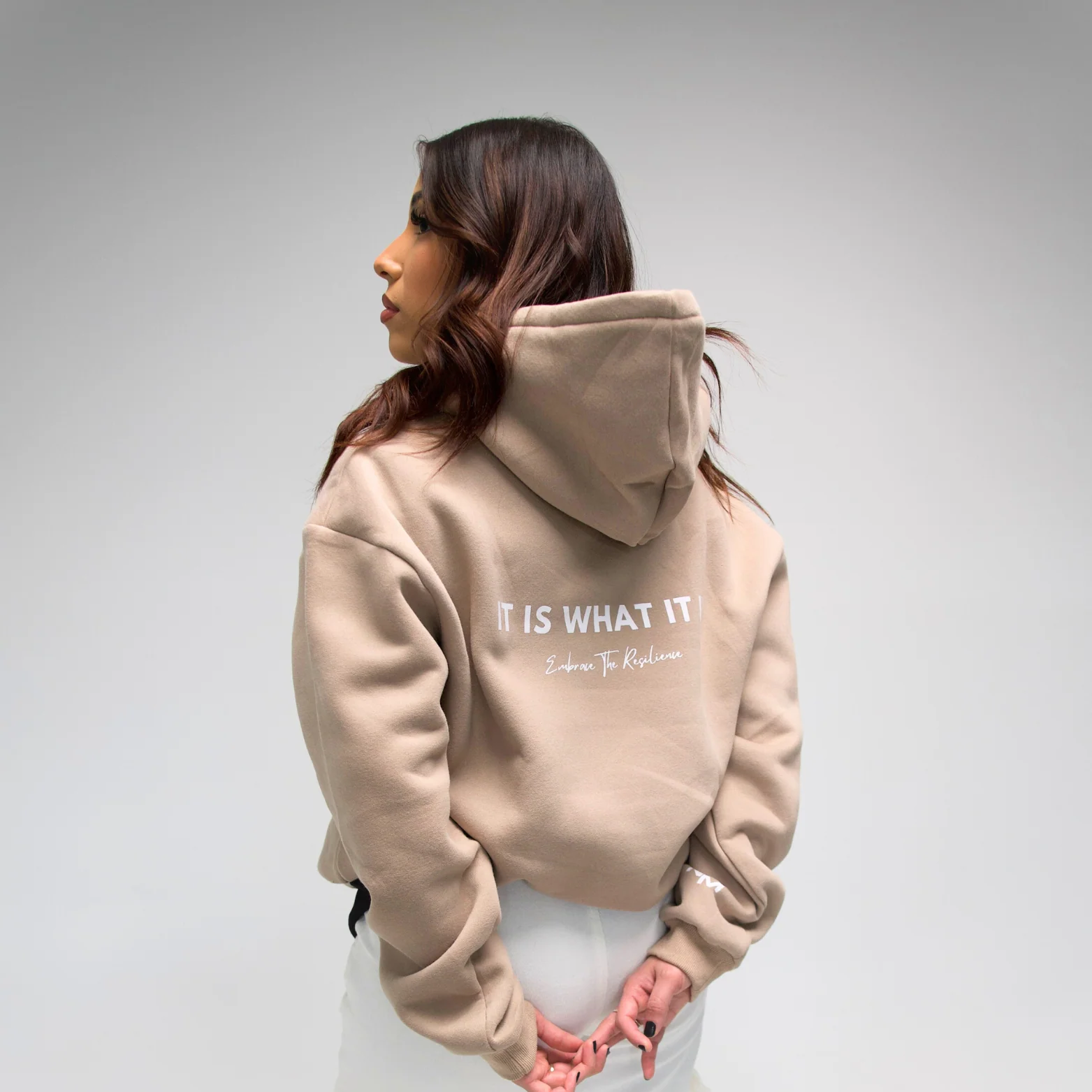 Ni Modo Hoodie - Latte Beige - Image 5