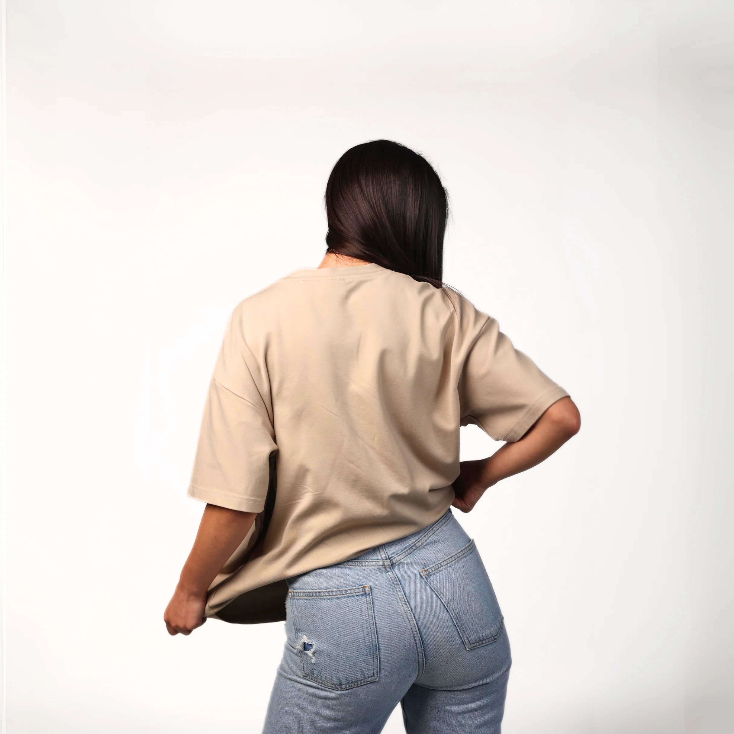 Ni Modo Tee - Crema Brown - Image 3