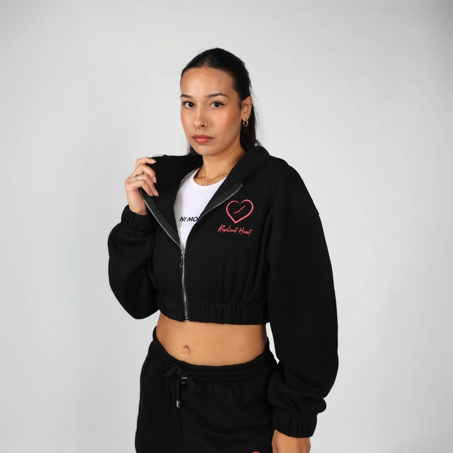 Women's Crop Jacket - Resilient Heart - Image 3