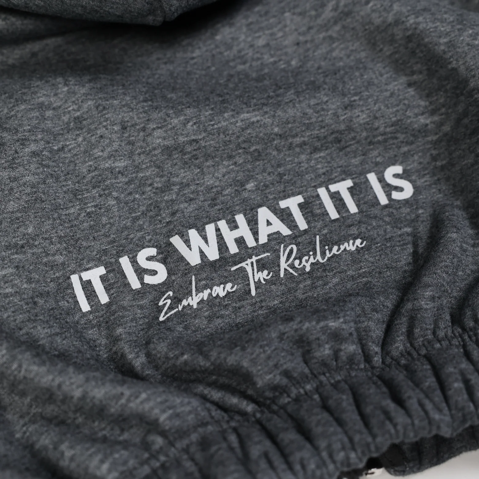 Women's Zip Crop Jacket - Steel Grey - Image 5